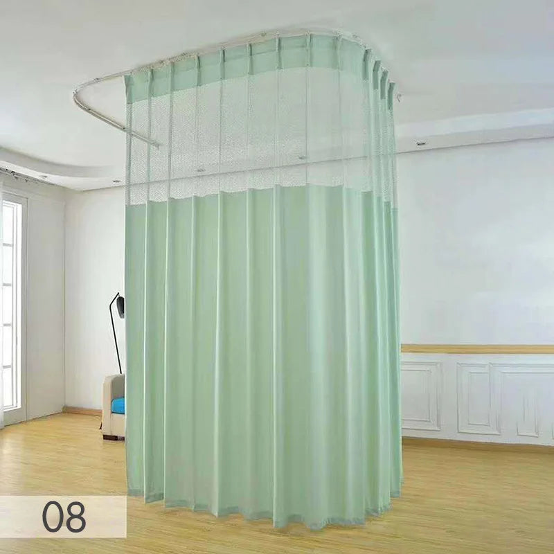 fachgo | Hospital Medical Curtain Beauty Salon Curtains SPA Patient Blind Drapes Private Drape Window Treatment Panel Drapes With Hooks