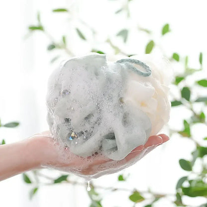 fachgo | Soft Shower Mesh Foaming Sponge Body Scrub Exfoliating Back Brush Skin Cleaner Bath Bubble Ball Skin Care Bathing Accessories