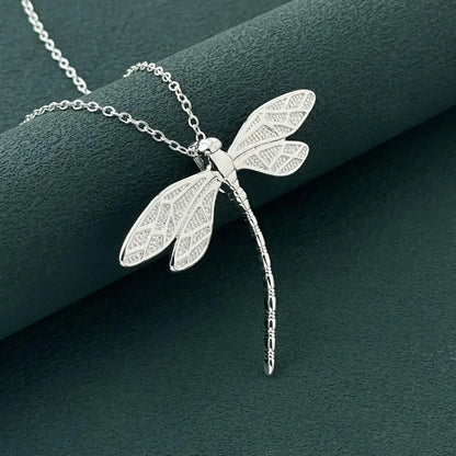 fachgo | Dragonfly Pendant Chain Necklace for Women