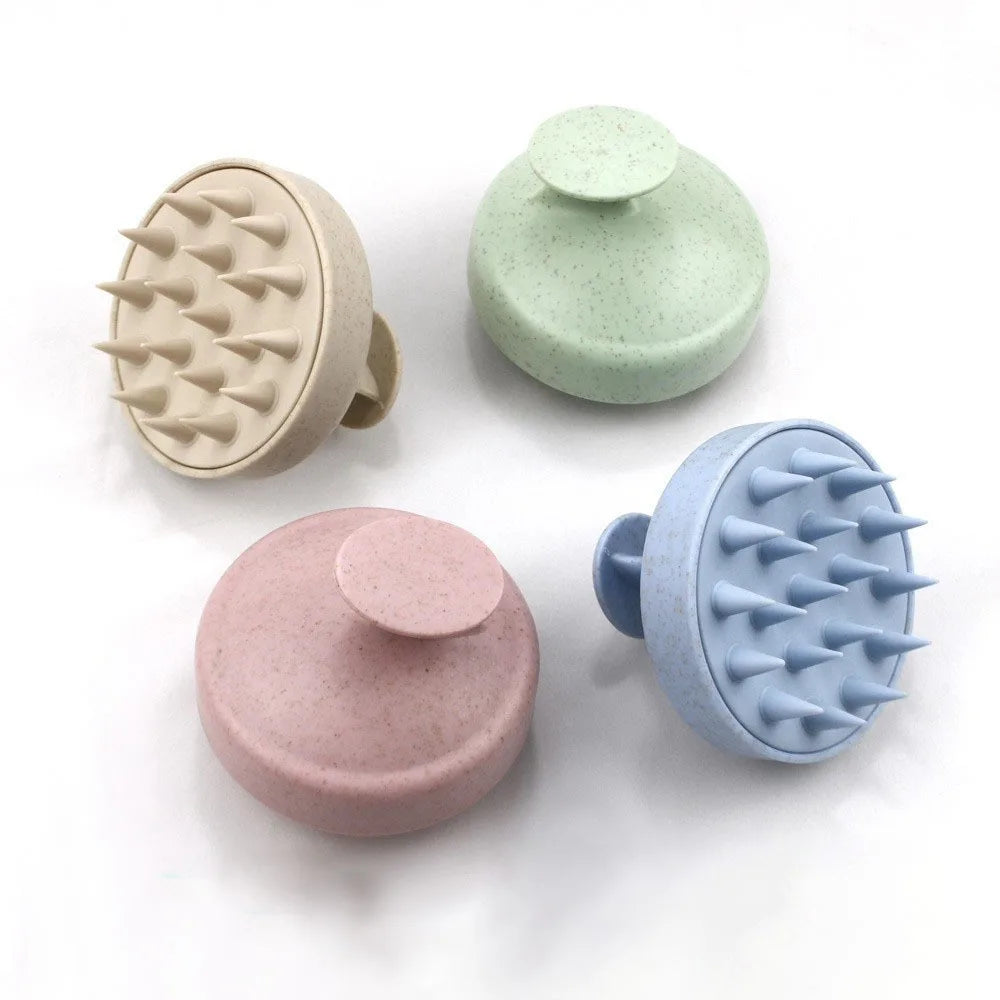 fachgo | Bath Brush Head Massage Shampoo Maintenance Cleansing Scalp Anti-Itching Shampoo Brush Silicone Shampoo Brush Bath Brush