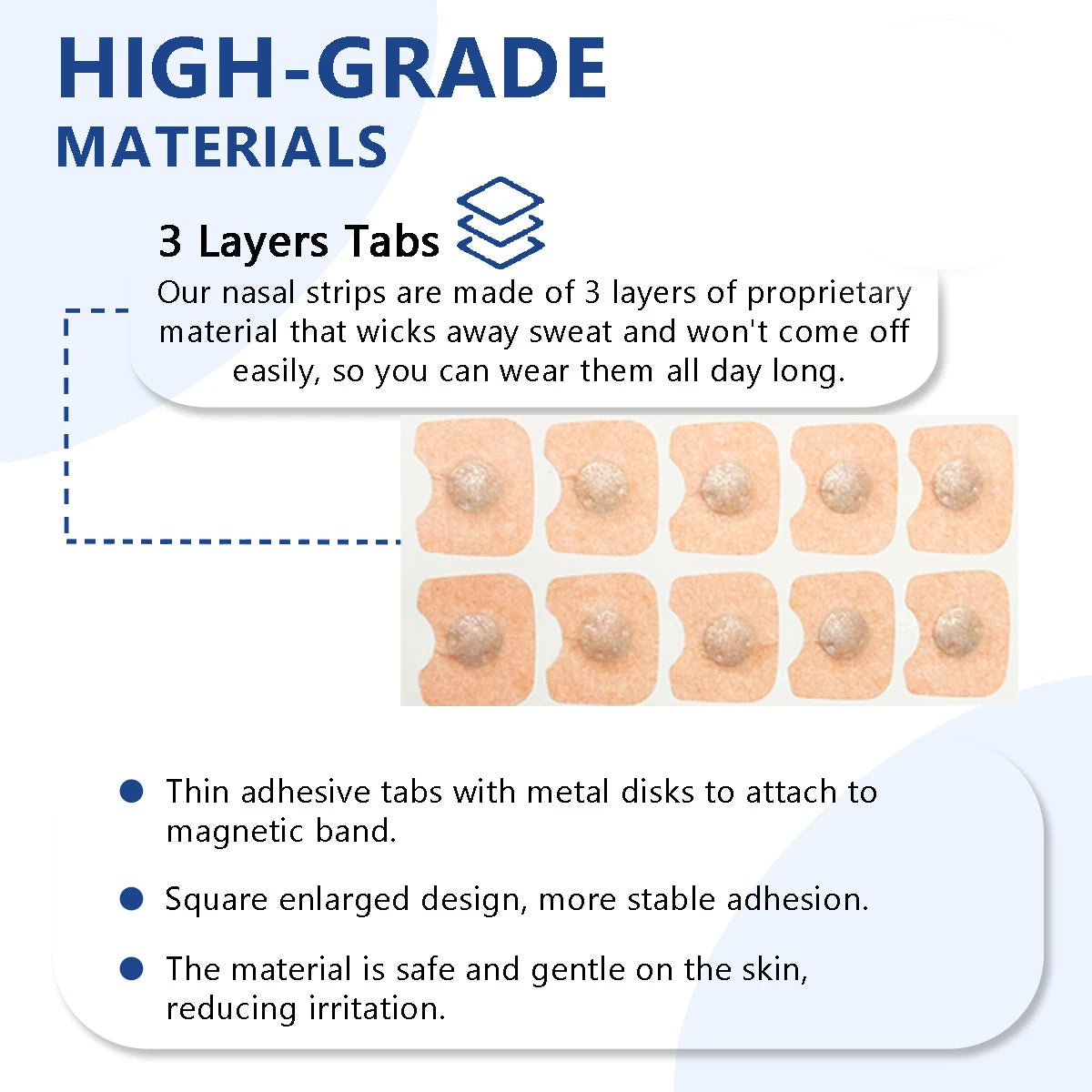 fachgo | Nasal breathing dilators Magnetic Nasal Strips Increase Air Intake Improve Sleep Quality Reduce Snoring