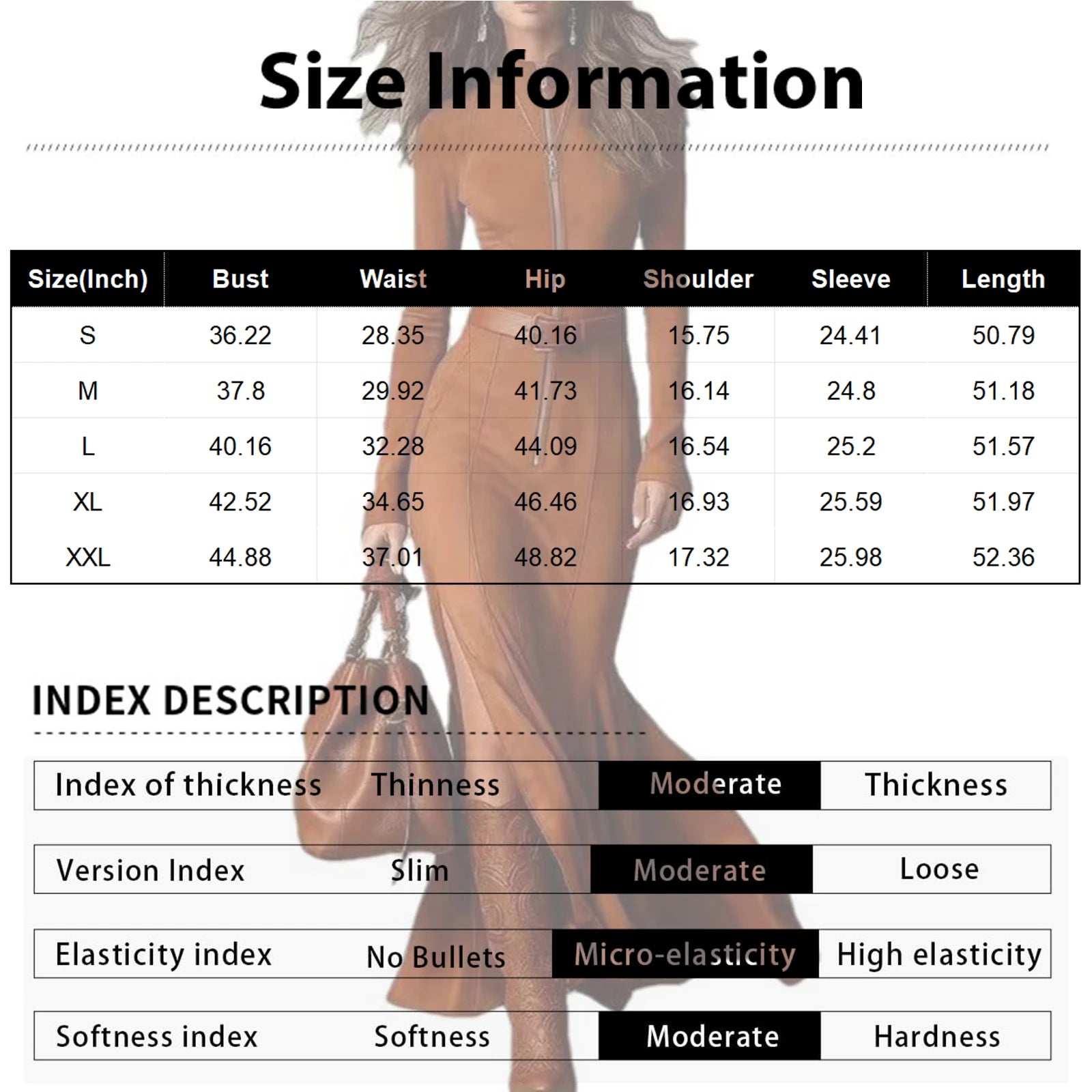 fachgo | Fashion Western Cowboy Long Dress with Pleated Wrap Design Solid Skinny Flowing Ruffled Hem Maxi Dress Chic Travel Clothes