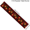Christmas Fireplace Mantel Scarf Table Runner Xmas Party Decor Kid Favors 2025 Xmas Living Room Navidad Natal New Year Gift 2026