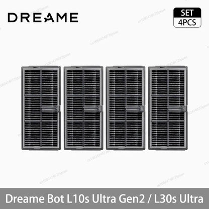 Dreame L10s Ultra Gen2 / L30s Ultra Robot Vacuum Cleaner Accessories Main Side Brush Mop Cloth Hepa Filter Dust Bag Spare Parts