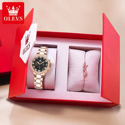 fachgo | OLEVS 9999 Diamond Women’s Quartz Watch