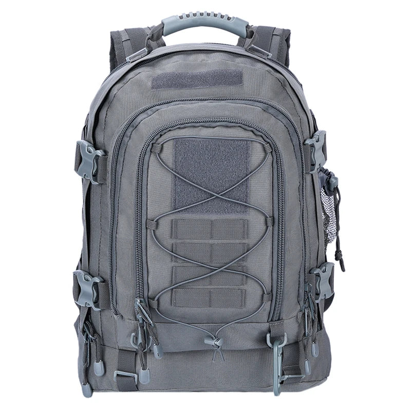 fachgo | LQARMY 65L Outdoor Tactical Backpack Men's Outdoor Hiking Bag Large Capacity Military Army Bags Travelling Camping Rucksack