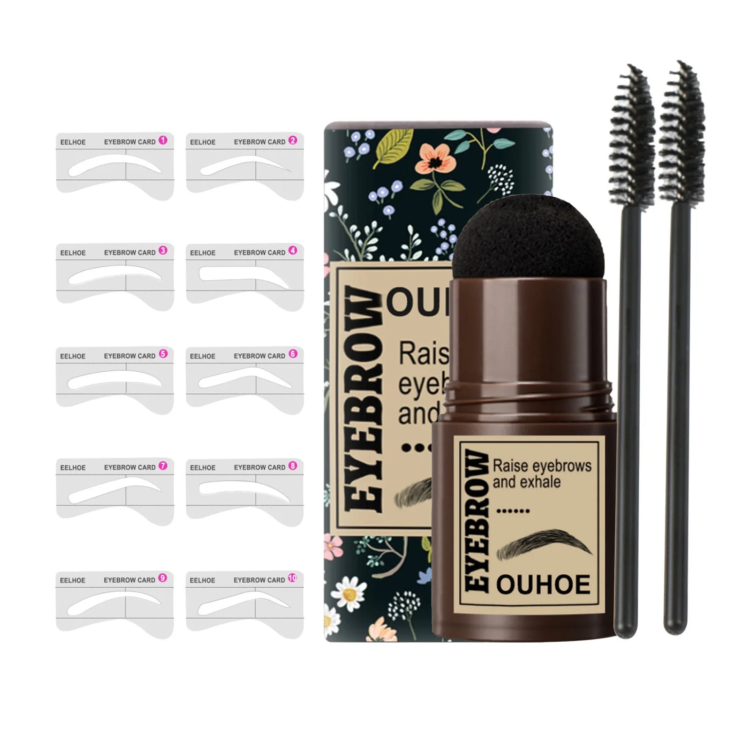 fachgo | Seal Eyebrow Powder Stick Eyebrow Print Lazy Person Waterproof Sweat Proof No Shedding Makeup Hairline Shadow Powder