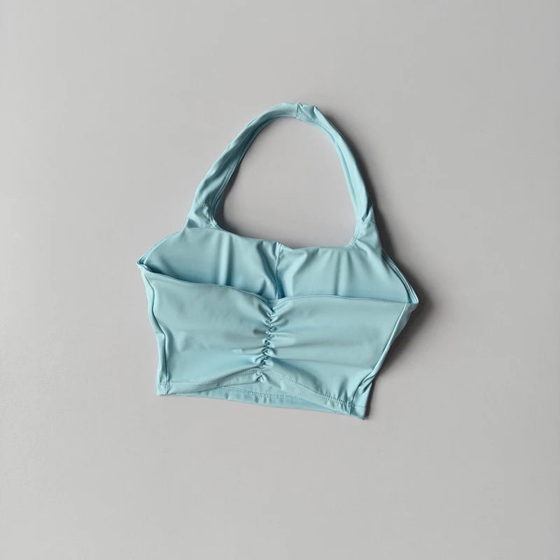 fachgo | Women’s Backless Sports Bra Crop Top