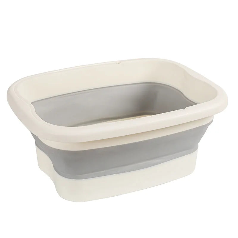 fachgo | Footbath Massage Bucket Spa Foot Bath Bucket Household Soaking Bucket Folding Basin Sauna Bathtub Pedicure Foldable Bath Bathtub