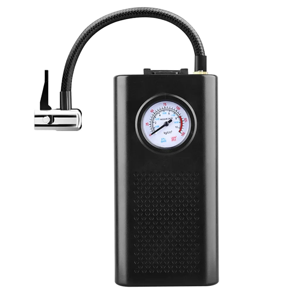 fachgo | Electric Air Compressor USB Charging Portable Bike Pump Multifunctional Electric Tire Pump for Motorbike Auto Bicycle