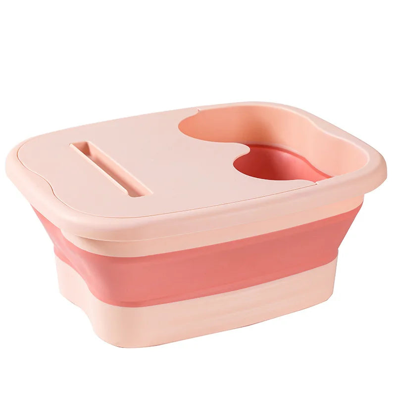 fachgo | Footbath Massage Bucket Spa Foot Bath Bucket Household Soaking Bucket Folding Basin Sauna Bathtub Pedicure Foldable Bath Bathtub