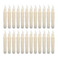 Pack of 12/24pcs LED Floating Taper Candles with Remote Flameless Flickering Hanging Candle Light for Home Christmas Party Decor