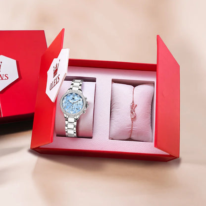 fachgo | OLEVS 9999 Diamond Women’s Quartz Watch