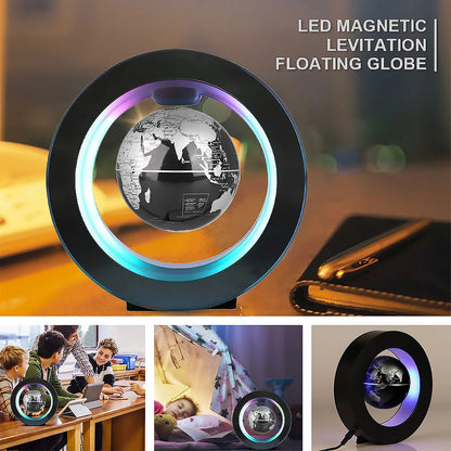 Rotating Magnetic Levitating Globe with Multicolour LEDs