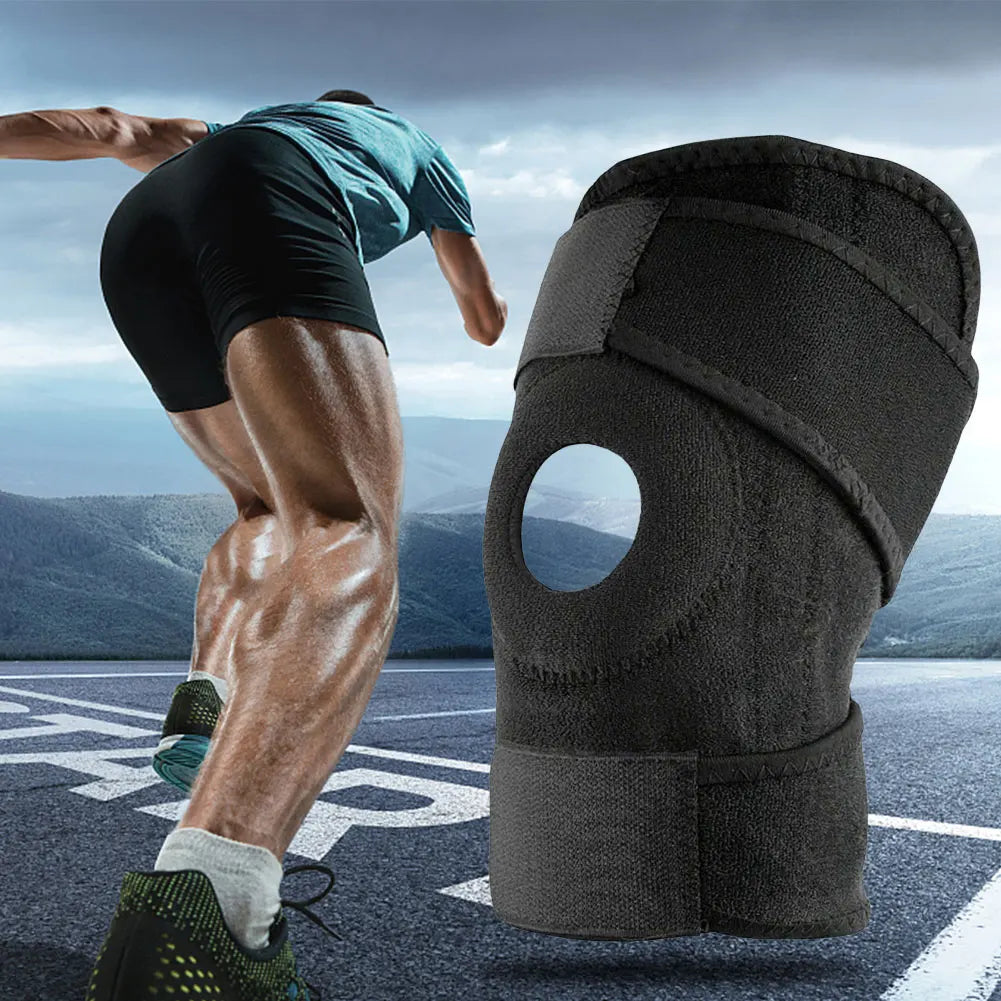 fachgo | Knee Brace Knee Pain Relief Support Brace with Side Stabilizers with Adjustable Buckle Joint Pain Arthritis Relief For Men Women