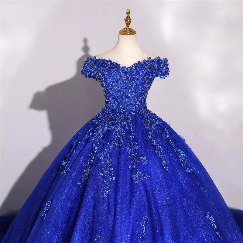 fachgo | Customized 15 Quinceanera Dresses Ball Gown Luxury Glitter Party Dresses Elegant Off Shoulder 15 Yearl Old Dress Prom Gown 2025
