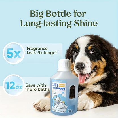 fachgo | Pet Bath Gel,Pet Shampoo,Cat and Dog Bath Gel,Gentle Soothing Formula,Suitable for Cats and Dogs,Cares for Pet Hair Health,500ml