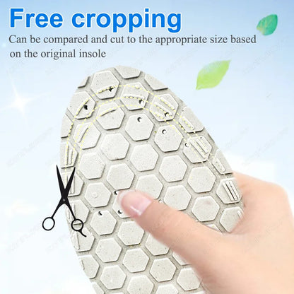 fachgo | 1 Pair Acupressure Foot Insoles for Men Women Orthopedic Gel Magnetic Shoe Inserts Magnet Technology Support Insole