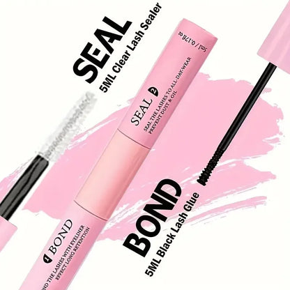 3 Pieces of Adhesive and Sealing Eyelash Glue 2-in-1, Suitable for DIY Group Eyelashes, Household False Eyelash Makeup Tool