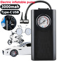 Electric Air Compressor USB Portable Tire Pump 3000mAh