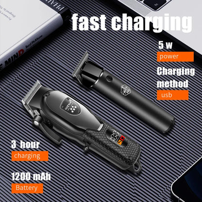 fachgo | HIENA hair clipper professional Hair cutting machine Barber shop electric shaving men's haircut machine Trimmer man