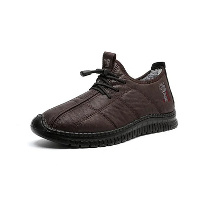 fachgo | Winter men's boots are warm waterproof non slip thick walking boots, and oversized work shoes for men aged 38-48 platform boots