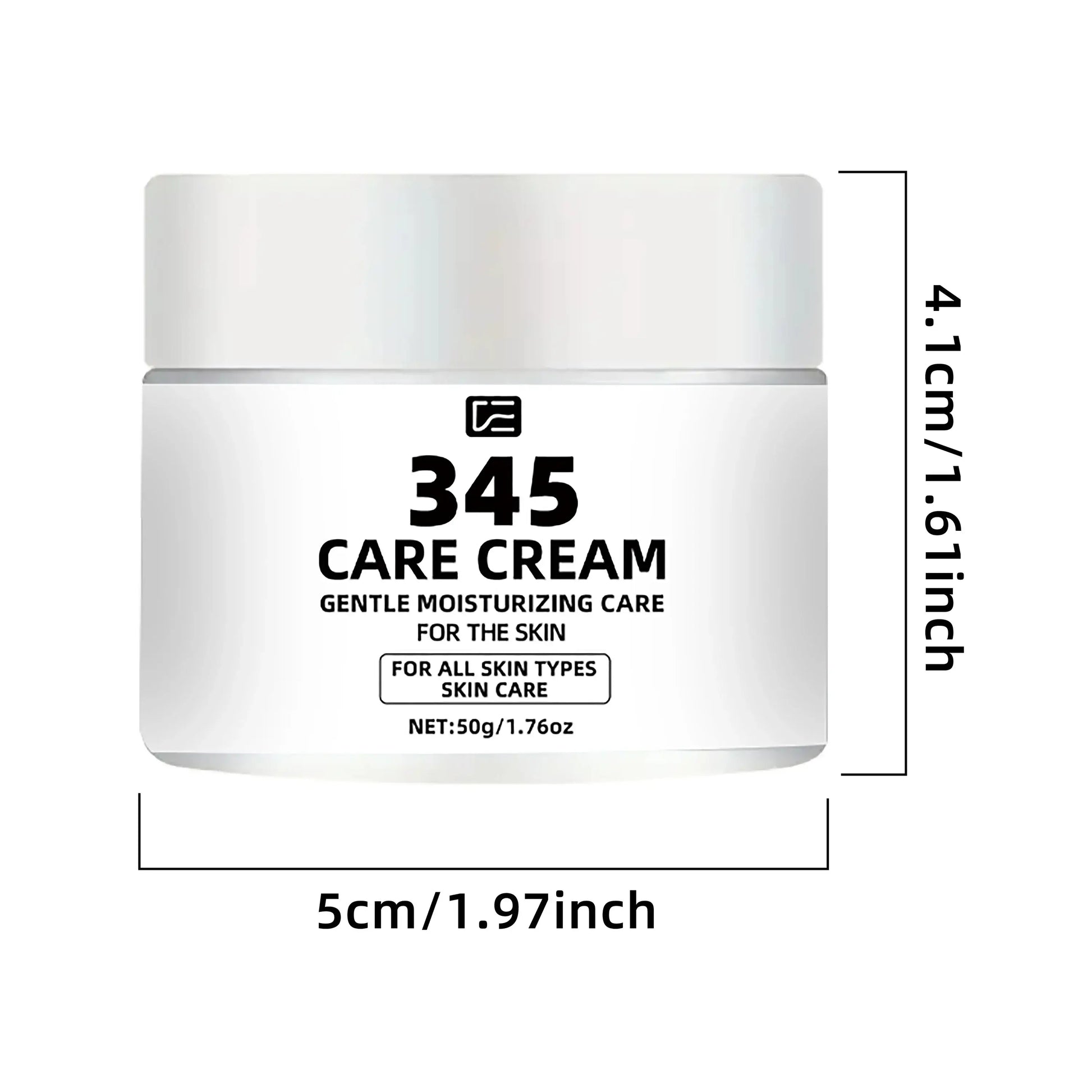 fachgo | 345 CARE CREAM: Collagen & Niacinamide Moisturizer - Daily Hydrating, Firming & Even skin tone Face Cream for All Skin Types