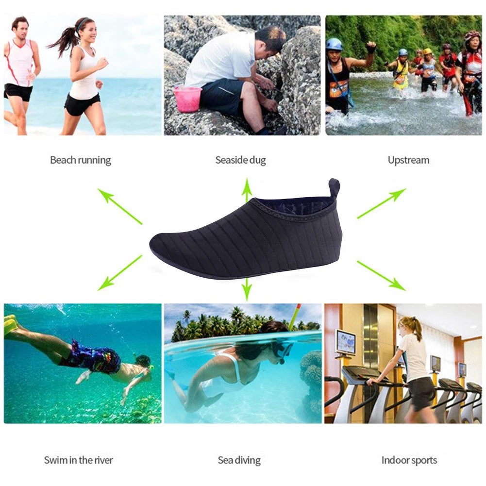 fachgo | 1 Pair Water Barefoot Shoes Women Men Quick-drying Swimming Diving Beach Socks Sneakers Snorkeling Accessories