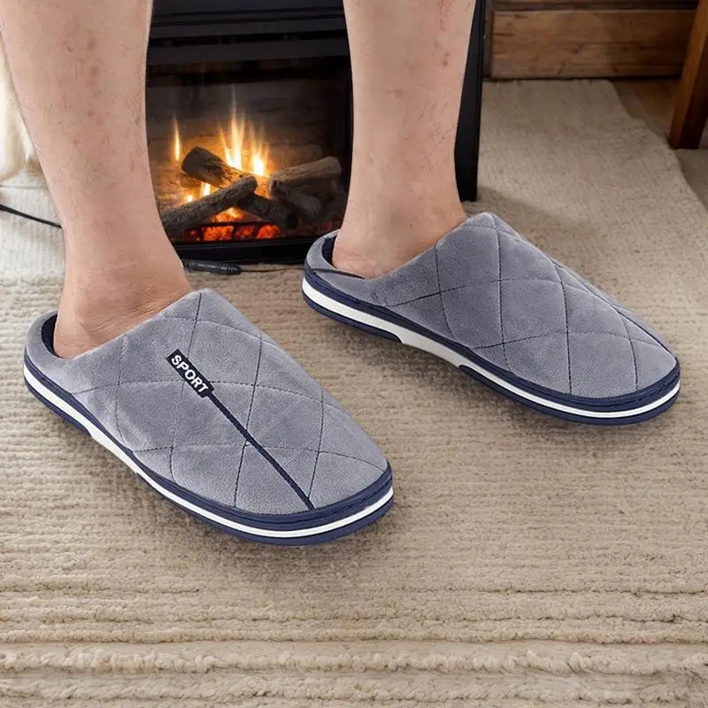 USB Heated Slippers with Soft Velvet Lining