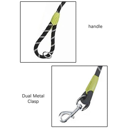 fachgo | 1 PC Hands Free Dog Leash for 2 Dogs Reflective Running Dual Dog Leash 360° Swivel Leash for Pet Outdoor Walking Jogging Hiking