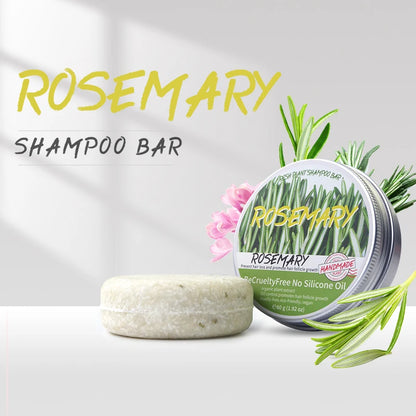fachgo | Rosemary shampoo soap without silicone oil plant shampoo soap cleanses the scalp nourishes hair controls oil