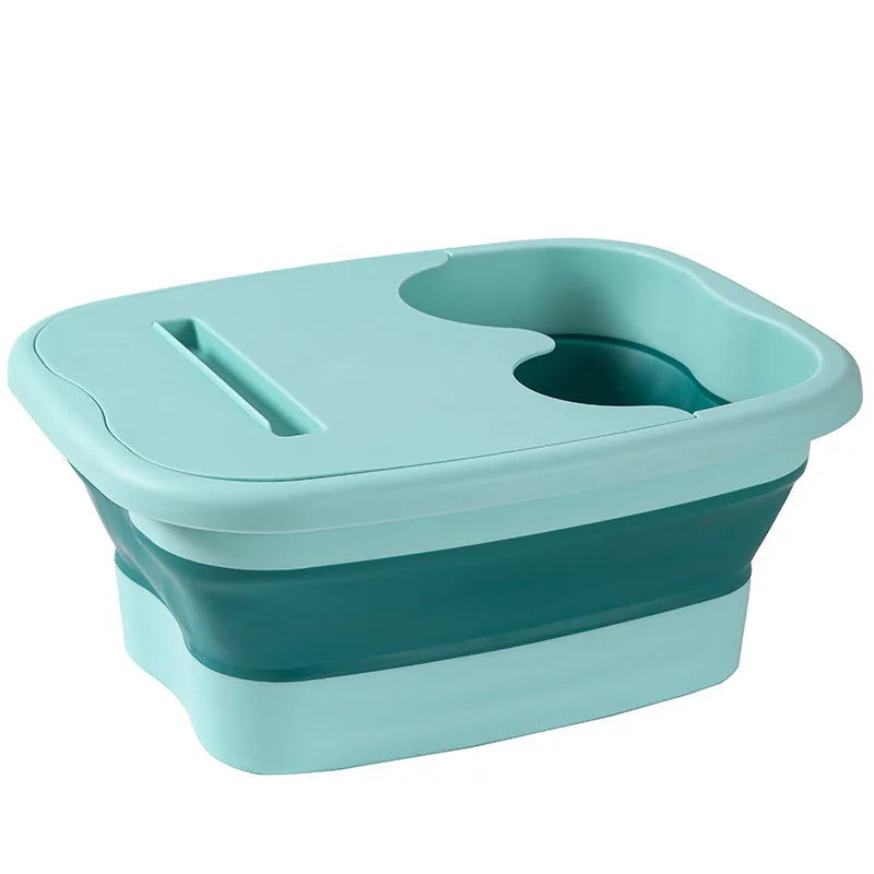 fachgo | Footbath Massage Bucket Spa Foot Bath Bucket Household Soaking Bucket Folding Basin Sauna Bathtub Pedicure Foldable Bath Bathtub