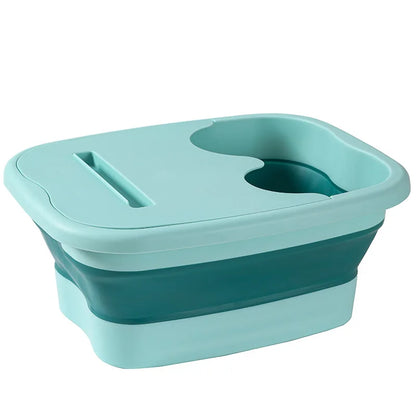 fachgo | Footbath Massage Bucket Spa Foot Bath Bucket Household Soaking Bucket Folding Basin Sauna Bathtub Pedicure Foldable Bath Bathtub