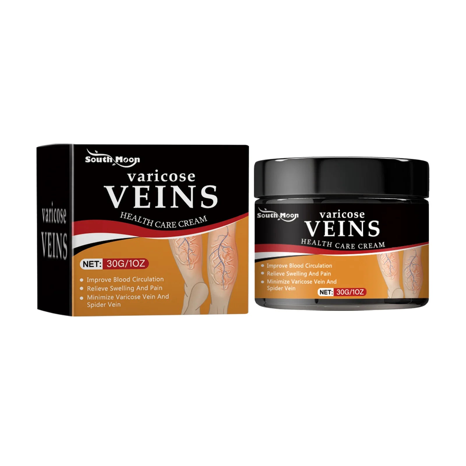 fachgo | Leg Treatment Cream Reducing Varicose Veins Remove Redness Repair Phlebitis Relieves Bulge Improving Circulation Body Care Cream