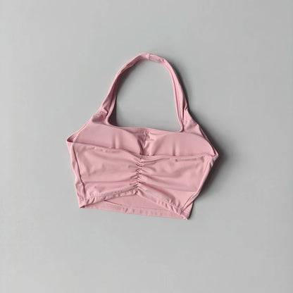 fachgo | Women’s Backless Sports Bra Crop Top