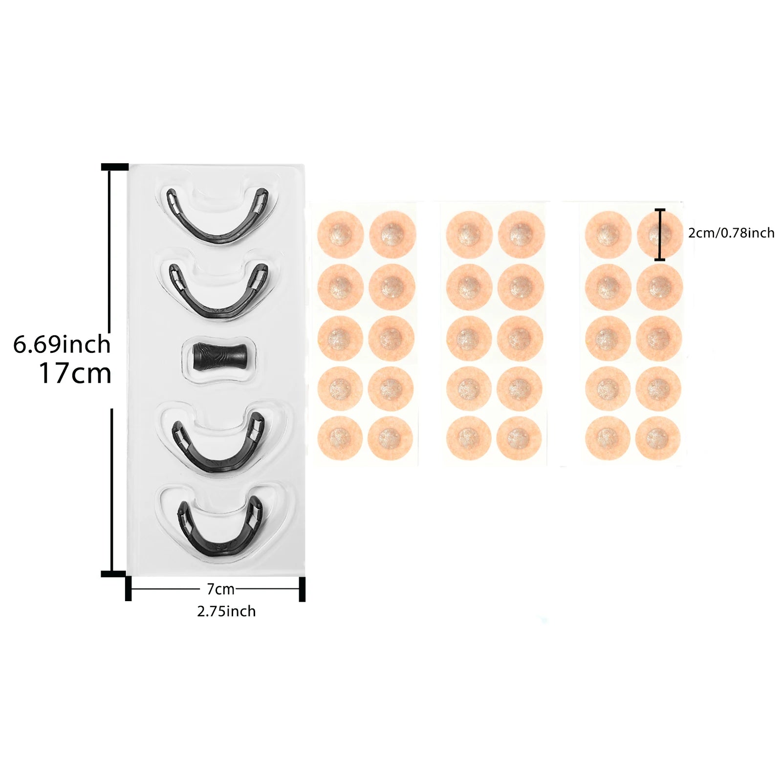 fachgo | Nasal breathing dilators Magnetic Nasal Strips Increase Air Intake Improve Sleep Quality Reduce Snoring