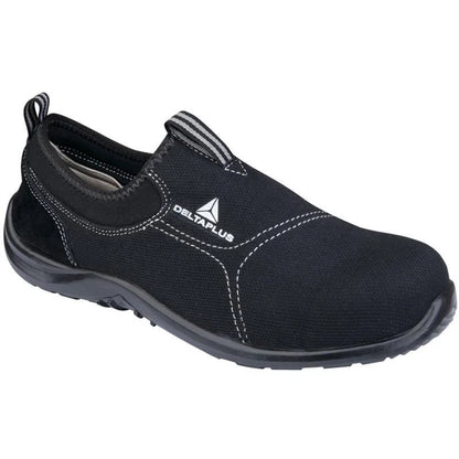 Safety Shoes Man Work Black Slip On Steel Toe Lightweight Breathable Summer Non Anti Static Protective