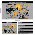 Halloween Static Window Clings PVC Ghost Pumpkin Spider Bat Window Stickers Removable Glass Decals Home Party Window Decor