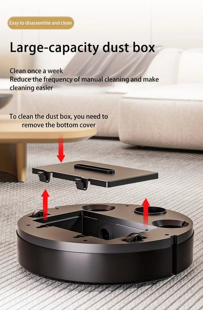 Lenovo 3-in-1 Intelligent Robot Vacuum Cleaner 6000Pa Strong Suction Sweep Mop Charge USB Robot For Pet Hair Hard Floor Cleaning