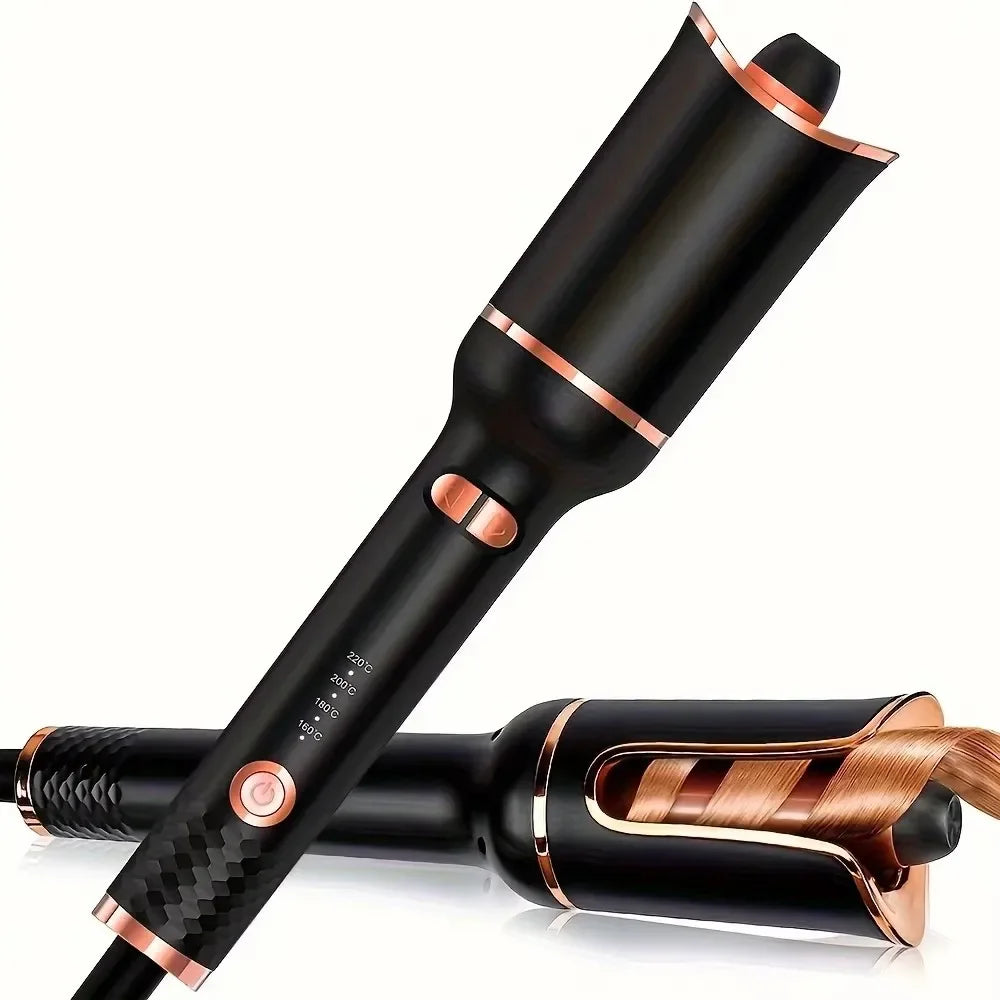 fachgo | Automatic Hair Curler Auto Hair Curling Iron Ceramic Rotating Air Curler Air Spin Wand Styler Curl Machine Magic Hair Curler