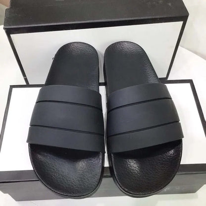 fachgo | Designer Sandal Women Men Rubber Leather Slide Sandal Dress Shoe Wedges Sandal Beach Slippers Luxury Summer Platform