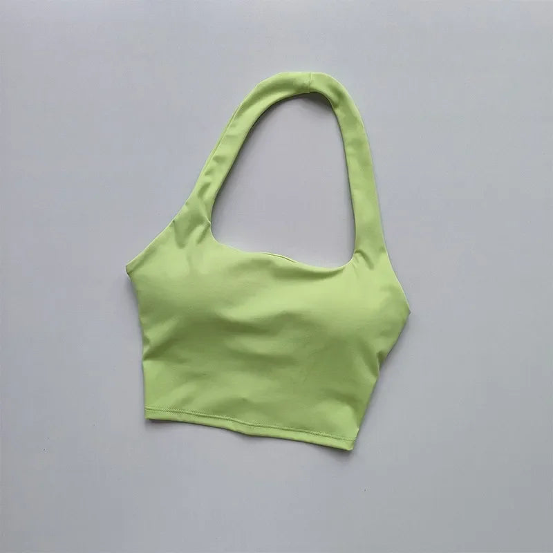 fachgo | Women’s Backless Sports Bra Crop Top