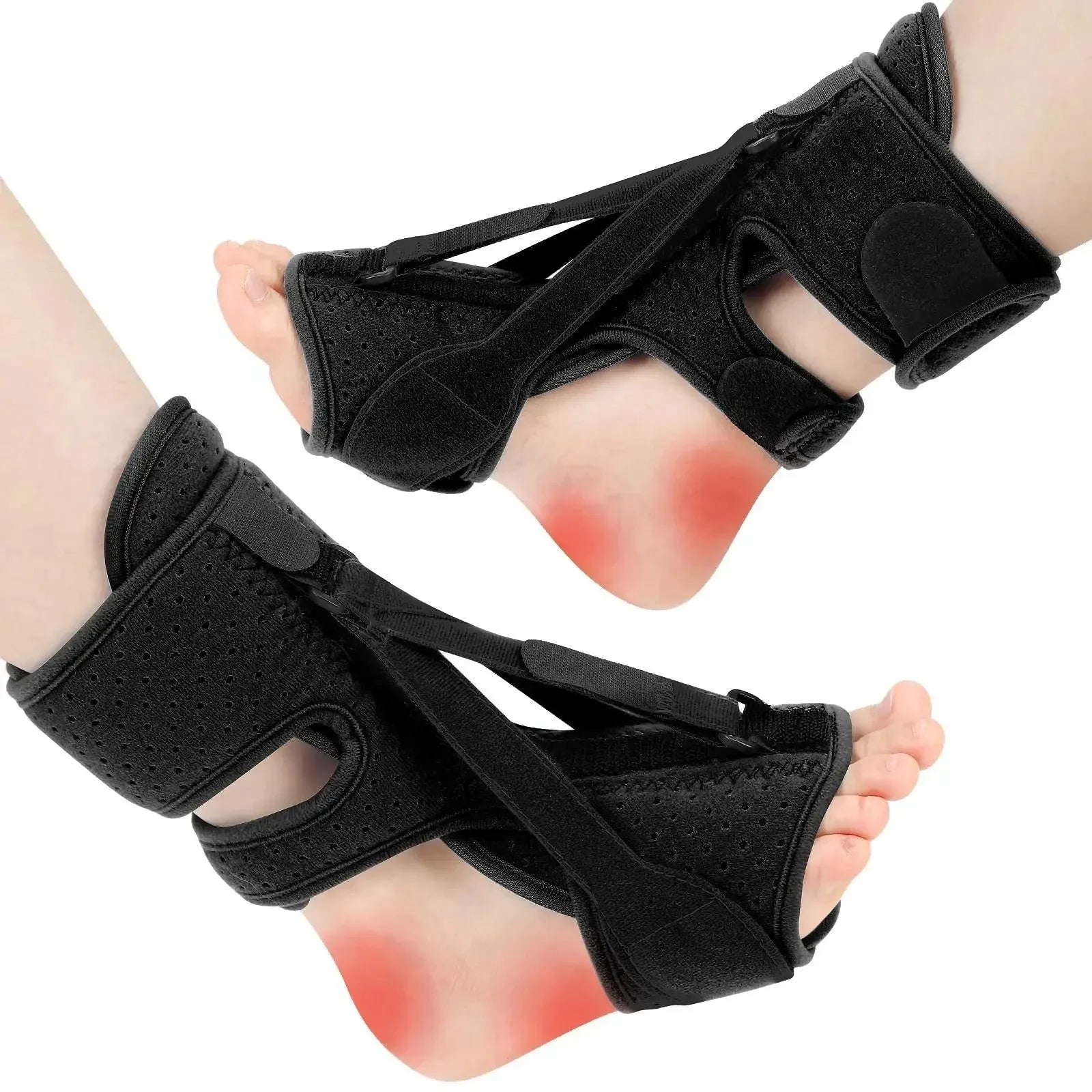 fachgo | Adjustable Night Splint For Plantar Fasciitis Pain Relief Soft Foot Drop Brace Sleeping Achilles Tendon Stretcher Boot medic