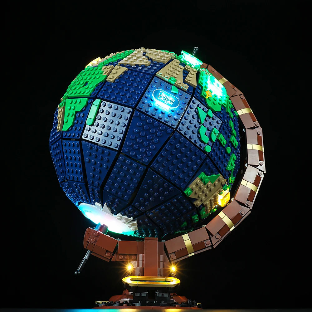 LED Lighting & Nameplate Options for The Globe 21332