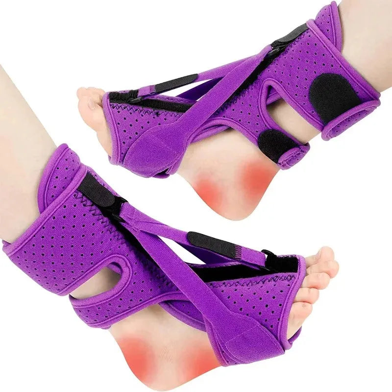 fachgo | Adjustable Night Splint For Plantar Fasciitis Pain Relief Soft Foot Drop Brace Sleeping Achilles Tendon Stretcher Boot medic