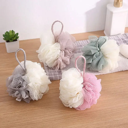 fachgo | Soft Shower Mesh Foaming Sponge Body Scrub Exfoliating Back Brush Skin Cleaner Bath Bubble Ball Skin Care Bathing Accessories