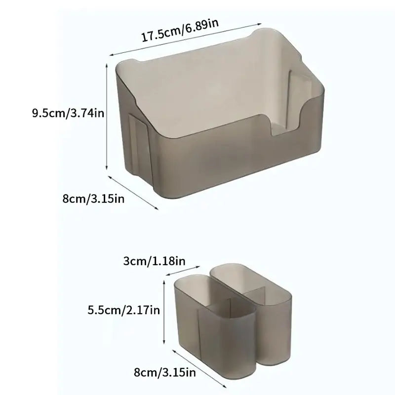 fachgo | Cosmetics Organizer Storage Box Multifunctional Skin Care Products Case Cosmetics Jewelry Storage Makeup Box