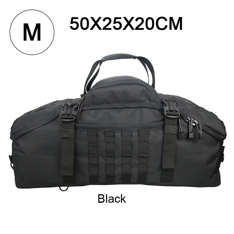 fachgo | LQARMY 30L 50L 80L Outdoor Mountaineering Bag Molle Tactical Backpack Large Duffel Bag Hiking Camping Travel Bags