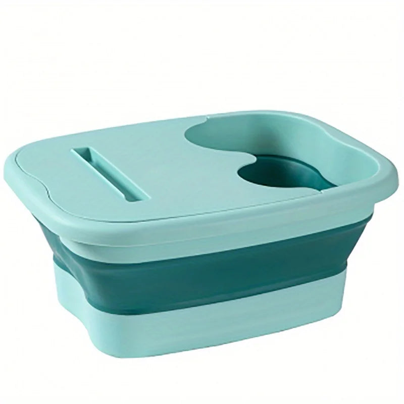 fachgo | Footbath Massage Bucket Spa Foot Bath Bucket Household Soaking Bucket Folding Basin Sauna Bathtub Pedicure Foldable Bath Bathtub