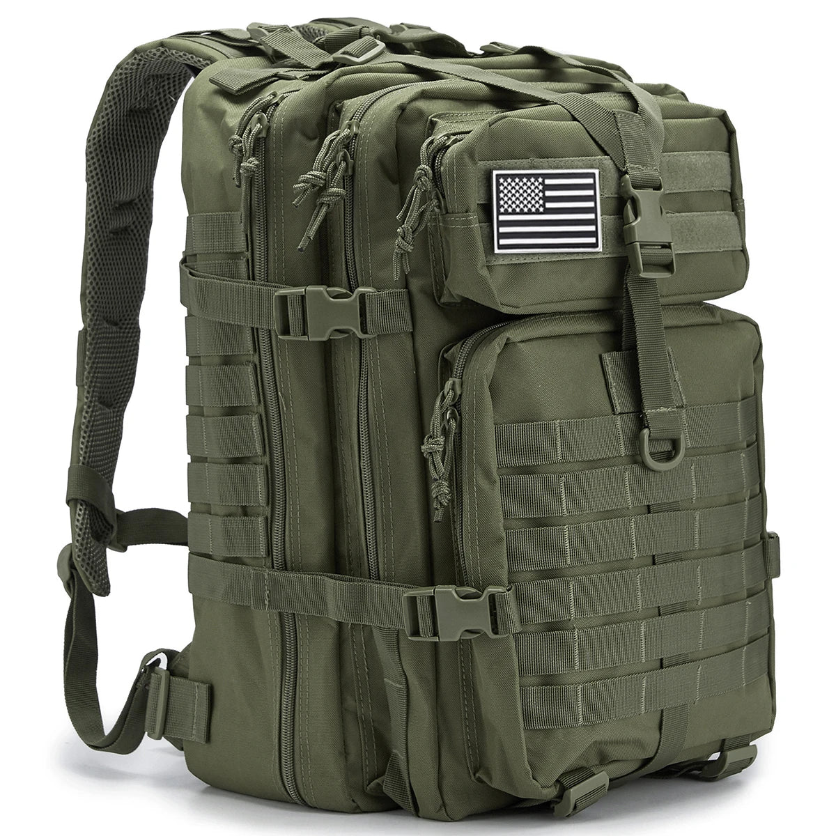 fachgo | 50L Man Tactical Backpacks Outdoor Traveling Bags Outdoor 3P School Pack EDC Molle Pack For Trekking Hunting Bag